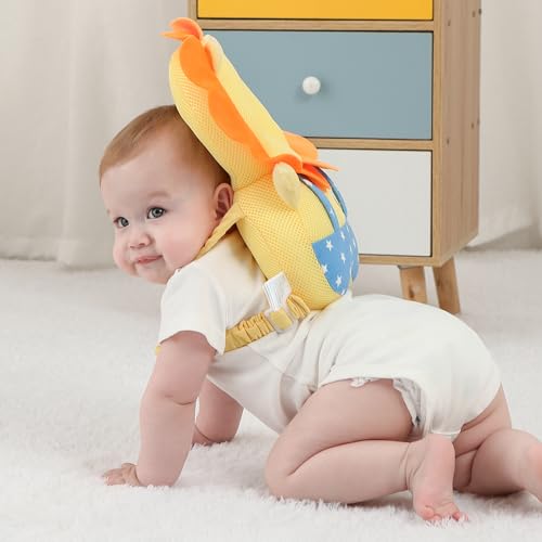 Baby Head Protector Backpack - Soft & Lightweight Head Protection Pillow for Bebe Walking and Crawling - Image 5