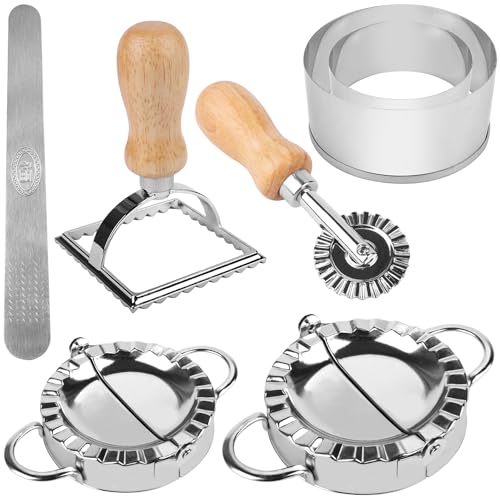 Ezydka Ravioli Former Set 7 Stück Ravioli Maker, Edelstahl...