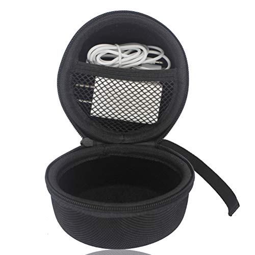 Caixa de armazenamento de alto-falante portátil para viagem ao ar livre com gancho para Echo Dot 2 (