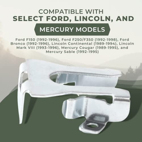 (6-Pack) Tongass Exact Replacement Pivot Headlight Retaining Clips Compatible With Ford F-150 F-250 F-350 Bronco 1992-1996, Lincoln And Mercury Models - Headlight Component #TOP4