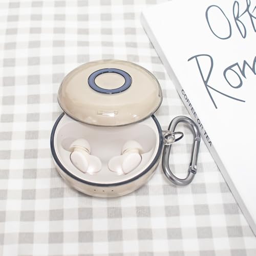 �P�[�X�J�o�[ For Anker Soundcore Sleep A30�pTPU���n�[�h�V�F���P�[�X�ی�J�o�[ �ی�X���[�u �y�� �L�Y�h�~ �X���� �ϏՌ� �h�� �h�o �����h�~ �_�炩�� ���h�~ �����[�d�\ ���t���ȒP (�����O���[)