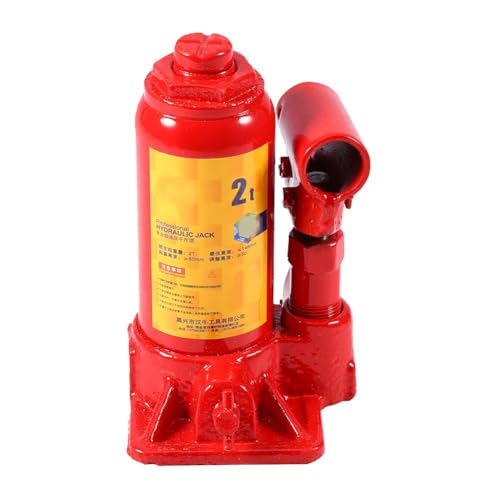 Gato hidráulico de 2 toneladas, elevador universal de metal grueso, gato vertical para chasis compacto, coche, sedán, en la carretera o en el garaje
