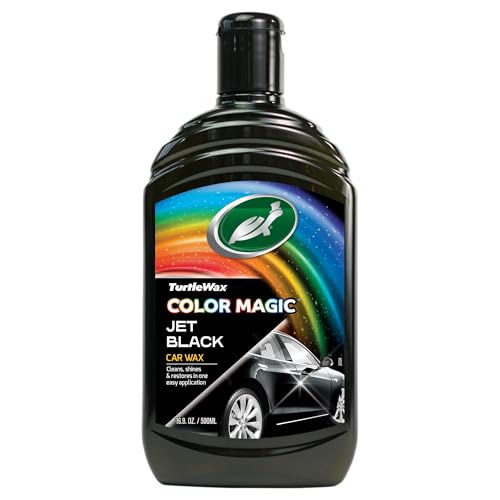 Turtle Wax 52708 Color Magic Lack Polieren Und Glänzen Für Schwarzes Auto 500Ml Schwarz
