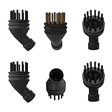 Vykyntow 6-Pack Nylon & Brass Brush Set Compatible With Dirt Devil WD21000 Steam Cleaners