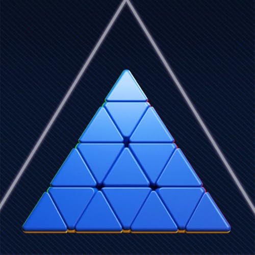 Image of SengSo Master Pyraminx V2 Speed Cube | 4-Layer Stickerless Design | Professional 4x4x4 Pyramid Puzzle with Smooth Rotation for Collectors and Advanced Solvers