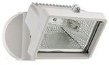 Lithonia OFLM 150Q 120 LP WH M12 Mini Single-Head Flood Light 150-Watt Double Ended Quartz Halogen Lamp