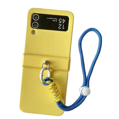 Coque Samsung Galaxy Z Flip5 Flip4 anti-chute avec cordon bracelet