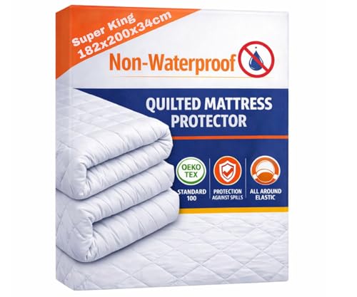 Protector de colchón ajustable Super King Viscount de 15 cm con microfibra transpirable 2