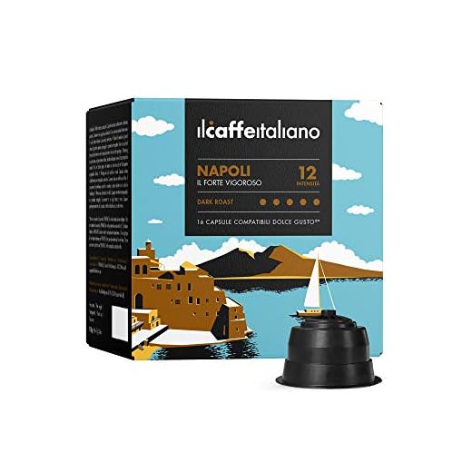 Dolce Gusto, 96 kapslar med kombinationsbar Dolce Gusto - Il Caffè Italiano - Napoli-blandning, intensitet 12