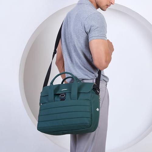 Image of Assembly Messenger Bag with Sleek Construction & Laptop Protection, Water-Resistant Laptop Bag for Office & Commuting