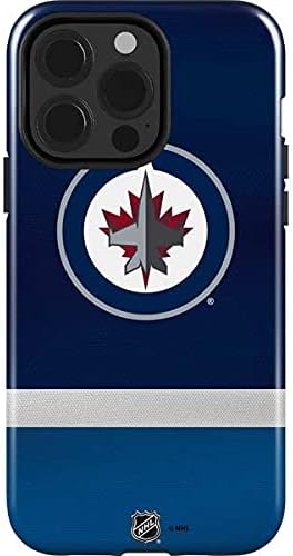Skinit Impact Phone Case Compatible with iPhone 13 Pro - Officially Licensed NHL Winnipeg Jets Distressed Logo Design