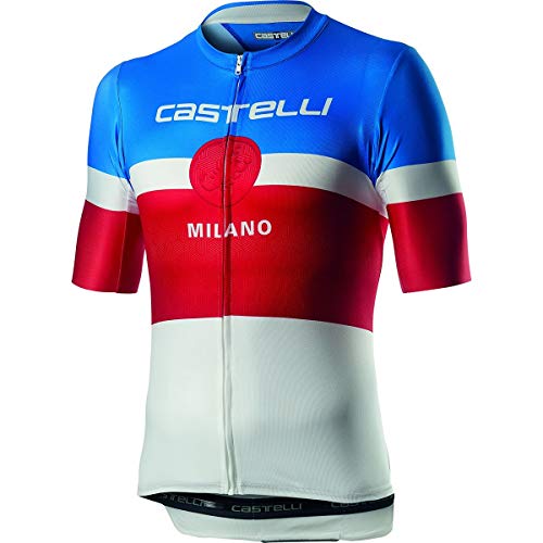 CASTELLI Milano T-Shirt Homme en coton haut de gamme aux finitions soignées