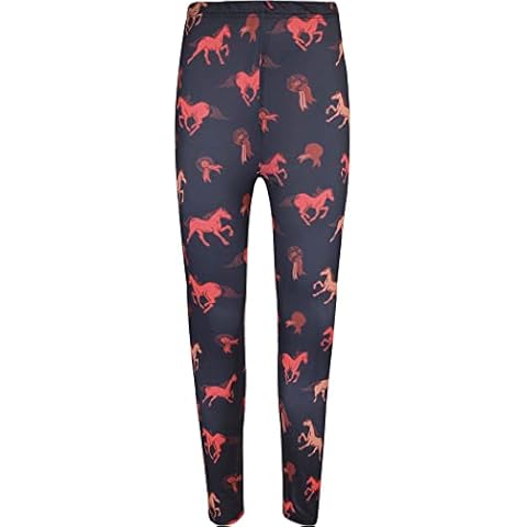 A2Z 4 Kids Soft Stretchy Horse Print Leggings Cover