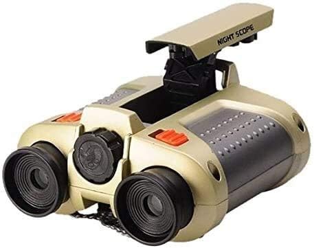 Binoculars Telescope Night Scope with Pop-Up Light for Ages 6 & Up, 4X 30 mm