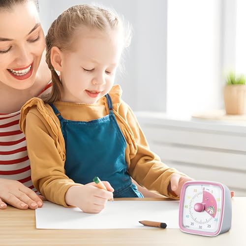 Minuteur mignon pour concentration maximale sans bruit avec compte à rebours 60 min