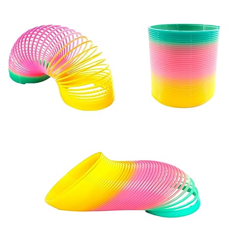 Kit 10 Brinquedos Mola Maluca para Festa Infantil Decoração Lembrança Atacado