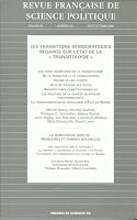 Revue française de science politique, Volume 50 N° 4-5, Août-Octobre 2000 : Les transitions démocratiques, Regards sur l'état de la 2724628764 Book Cover