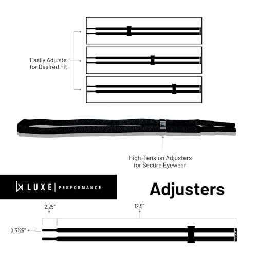 Image of Floating Adjustable Eyewear Retainer - Lightweight, Durable Sunglasses Strap, Float Lanyard, Glasses Strap