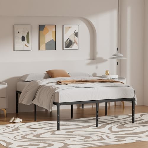 RRG Queen Size Metal Bed Frame, 18 Inch Heavy Duty, Underbed Storage — view 5