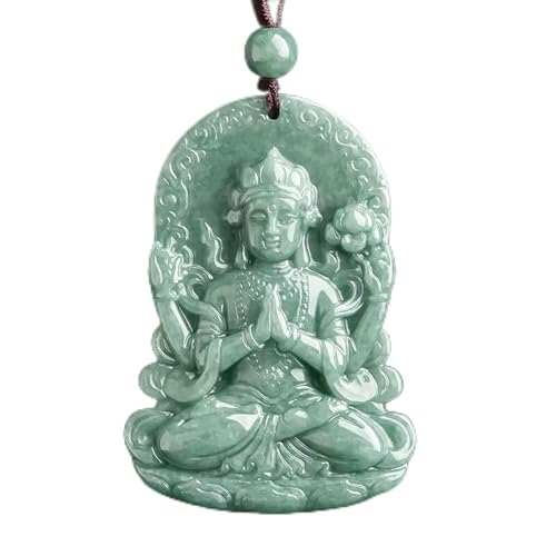 Pendentif GUANYIN en jade de qualité A cadeau de protection