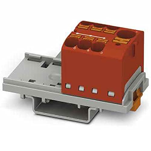 Bloque de distribución PTFIX rojo para optimizar espacio en cuadros eléctricos