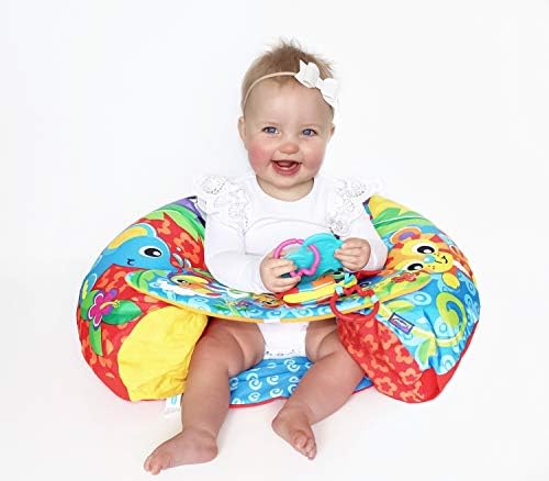 Playgro Sit up and Play Inflatable Activity Nest, From 6 Months, Multicoloured, 40192