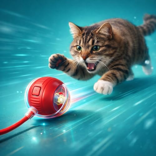 Brinquedo Inteligente Para Gatos e Cães Bola Interativa Automática USB Recarregável Anti Obstáculo Brinquedo Pet Eletrônico Bola Inteligente Para Gato Brinquedo Automático Interativo Pet Ball