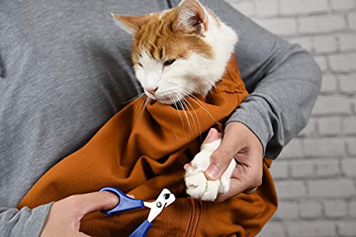 Cat-In-The-Bag Cozy Comfort Carrier X-Small Caramel Cat Bag Pet Carrier For Grooming, Vet Visits, Medication Administration, Dental Care, Bathing, Nail Trimming And Car Travel #TOP2