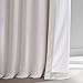 HPD HALF PRICE DRAPES Solid Thermal Insulated Blackout Curtains for Bedroom 96 Inches Long Curtain (1 Panel) Signature Blackout Linen Window Curtains for Living Room, 50W x 96L, Caravan Beige