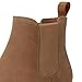 Athlefit Girls Chelsea Wedge Boots Kids Fashion Fall Platform Boots Slip On Ankle Brown Booties Size 5 Big Kid
