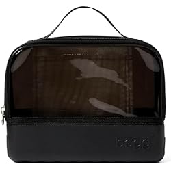 BOGG BAG Boggs n Ends – Travel Organizer Pouch (LBD Black) | Compact Cosmetics Case – Washable, Tip-proof Toiletry Bag – Compatible with All Bogg Bags – 9