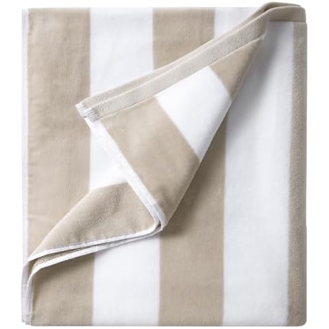 LULUHOME Plush Oversized Beach Towel - Fluffy Cotton Cover