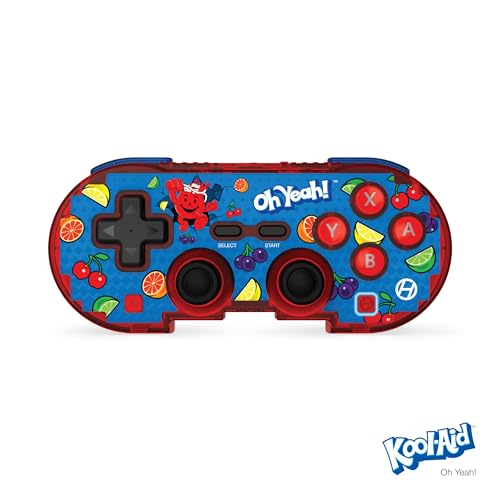Image of Hyperkin Limited Edition Official Kool-Aid Pixel Art Bluetooth Controller - Officially Licensed - For Nintendo Switch, PC, Mac, Android, iOS (Oh Yeah)