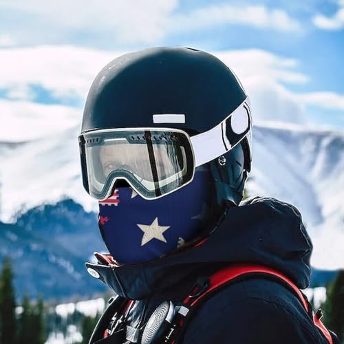 Balaclava con Estampado de Estrellas para Hombres y Mujeres, Máscara Facial Transpirable para Protección Solar, Cubre Cabeza Completa para Senderismo, Ciclismo, Correr, Conducción miniatura 5