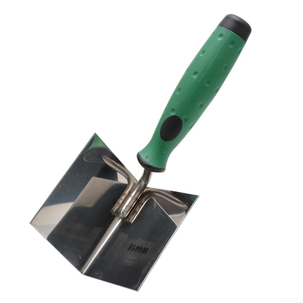 Besttoolifes Set di cazzuole angolari in acciaio inox, strumenti ad angolo interno esterno, spatola per intonacatura a 90 gradi, per lavori di ristrutturazione di muratura e muratura, multifunzione,