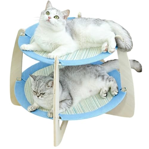 Lit hamac pour chat nid de respirant double-couche intérieur - 2
