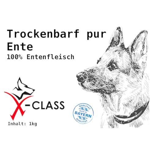 Trockenbarf Ente pur, Trocken-Barf aus 100% Entenfleisch 1kg