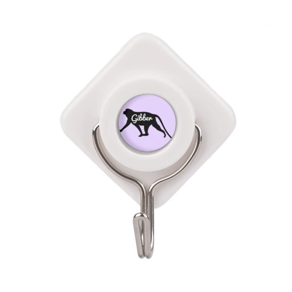 no/no Monkey Braying Yawp Adhesive Wall Hooks Hanging Self Sticky