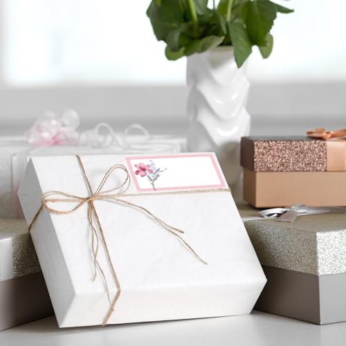JarThenaAMCS Wildflower Address Labels Spring Floral Printable Mailing Labels Self-Adhesive Name Stickers Gift Tag for Wedding Mailing Package Home Office Printer, 200 Pcs, 2 x 4 Inc - Thumbnail 5