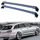  MEFFEE Barras de Techo Portaequipajes Barras Transversales Aluminio para Audi A6 Avant 4G5, 4GD, C7 2011-2018 2 Piezas,C