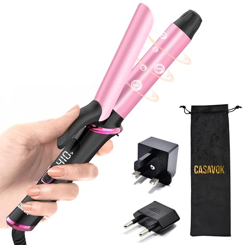 Mini Curling Iron for Travel,110~240V Dual Voltage with European Plug...