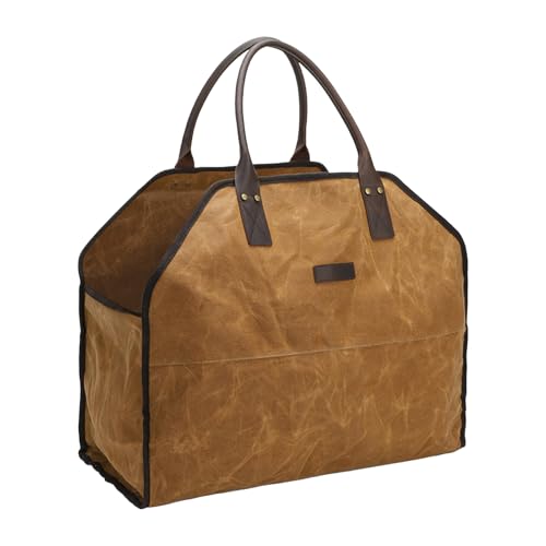 Bolsa De Transporte Para Leña | Funda Impermeable Portátil Para Troncos,Organizador Ignífugo Y Resistente Para Jardinería, Acampada, Picnic Y Excursiones De Camping