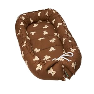 Molis&co Babynest Teddy Mocca 90 x 50 cm