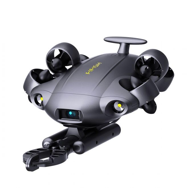 FIFISH V6 Expert V6E M100A Underwater Drone ROV with Robotic Arm &amp; Industrial Case