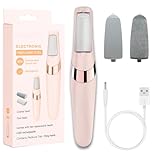Electric Foot File, Rechargeable Electric Callus Removers for Feet, Pedicure Kits for Dead Skin, Electric Foot Callus Remover Smooths Cracked Heels, Removes Dry Skin for Smoother Feet, Foot Care Tool