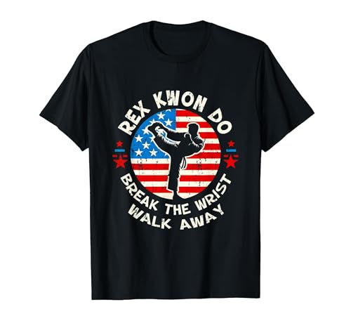 Rex Kwon Do American Flag Taekwondo Martial Art Sport...