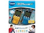 VTech - KidiTalkie 6 en 1, Walkie-Talkie para niño...: ✅ VERSIÓN ESPAÑOLA. Walkie-talkie infantil para niños +4 años. PRIVACIDAD: Conversaciones privadas y seguras, nadie más podrá escucharlas. GRAN ALCANCE: Posibilidad de mantener la comunicación tanto en interiores como en el exterior, con un alcance d...