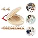 BESPORTBLE 12pcs Finger Castanets for Boys and Girls Wooden Rhythm Sticks Music Instrument Toys for Boy Girl Castanets for Drumming