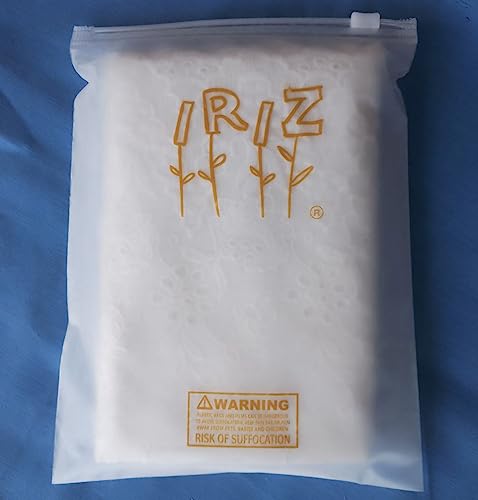 Iriz Lace Embroidery 2 Yards Of 10.6 Inches Width Premium Vintage Floral Embroidery Eyelet Cotton Lace Fabric Trim #TOP5