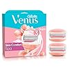 GILLETTE Venus Spa, Carga para Aparelho de Depilação Femenino, 2 Refis para Aparelho Venus com Barras Umectantes e Óleos Botânicos, Depilação Corporal